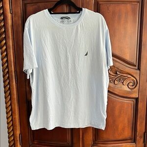 Nautica Soft Blue Short Sleeve performance Tee- size XL